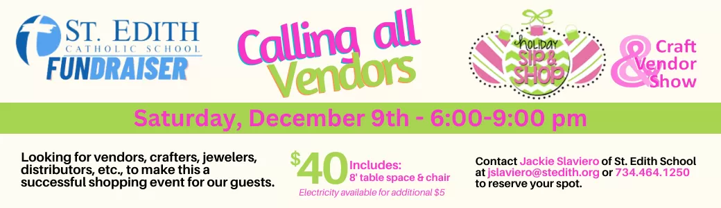 Sip & Shop - Craft & Vendors Needed